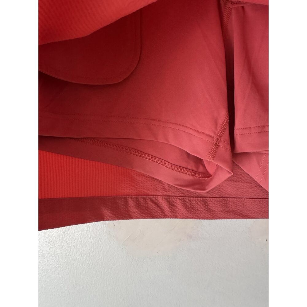 NWT Walter Hagen Clubhouse 16” Seersucker Skort Size 12 Pink Rouge - Picture 4 of 5